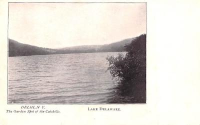 Lake Delaware Delhi, New York Postcard