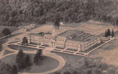 Delaware Academy from the Air Delhi, New York Postcard