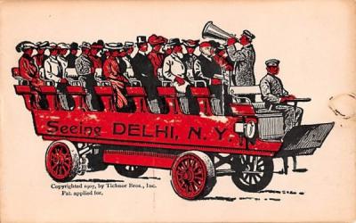 Seeing Delhi New York Postcard