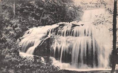 Upper Watauga Falls Delhi, New York Postcard