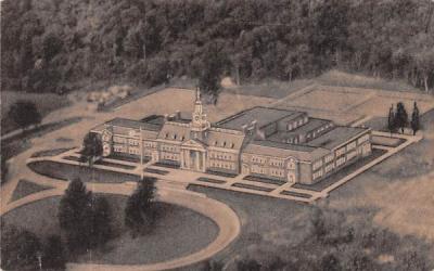 Delaware Academy from the Air Delhi, New York Postcard