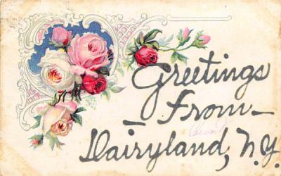 Greetings From Dairyland Dairylland, New York Postcard