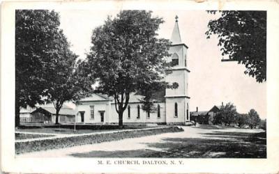 ME Church Dalton, New York Postcard