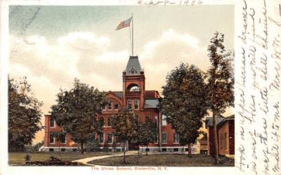 Union School Dansville, New York Postcard