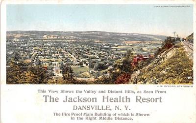 Jackson Health Resort Dansville, New York Postcard