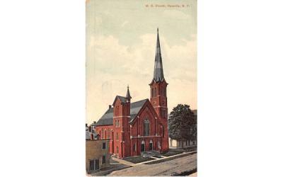 ME Church Dansville, New York Postcard