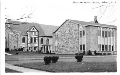 First Methodist Church Delmar, New York Postcard