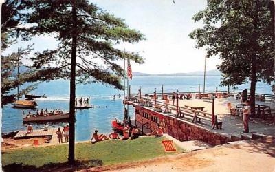 Canoe Island Lodge Diamond Point, New York Postcard