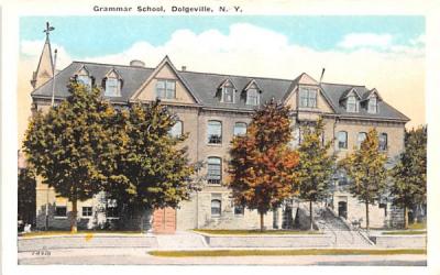 Grammar School Dolgeville, New York Postcard