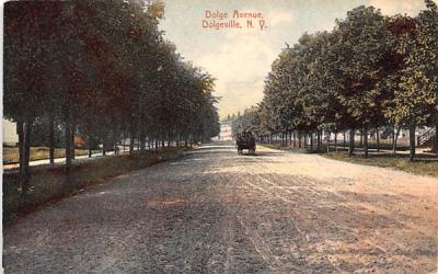 Dolge Avenue Dolgeville, New York Postcard
