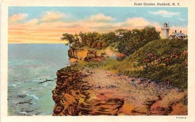 Point Gratiot Dunkirk, New York Postcard