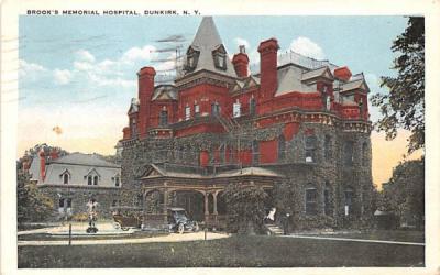 Brook's Memorial Hospital Dunkirk, New York Postcard