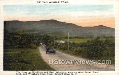 RIP Van Winkle Trail - East Windham, New York NY Postcard