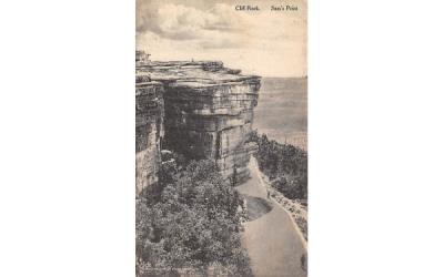 Cliff Rock Sam's Point Ellenville, New York Postcard