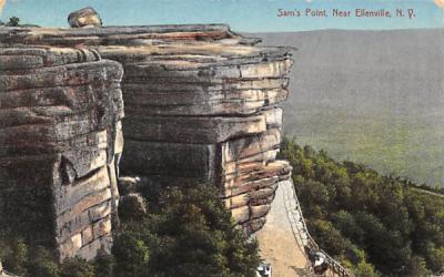 Sam's Point Ellenville, New York Postcard