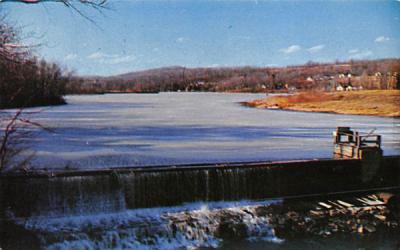 Upper Heights Lake Ellenville, New York Postcard