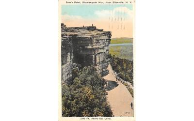 Sam's Point Shawangunk Mts 2340 Ft Ellenville, New York Postcard