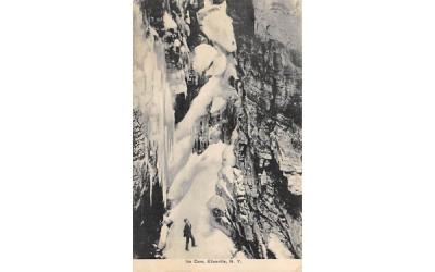 Ice Cave Ellenville, New York Postcard
