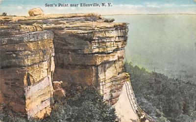 Sams's Point Ellenville, New York Postcard