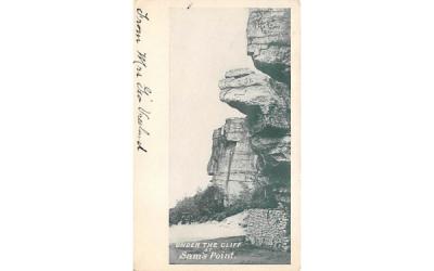 Cliff at Sams Point Ellenville, New York Postcard