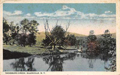 Sandburg Creek Ellenville, New York Postcard