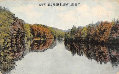 Greetings From Ellenville, New York Postcard