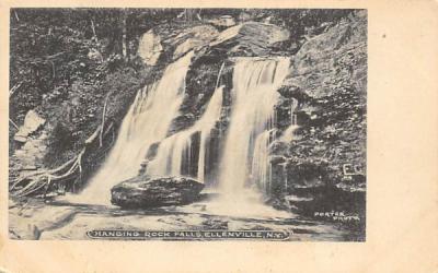 Hanging Rock Falls Ellenville, New York Postcard