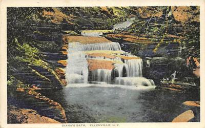 Diana's Bath Ellenville, New York Postcard