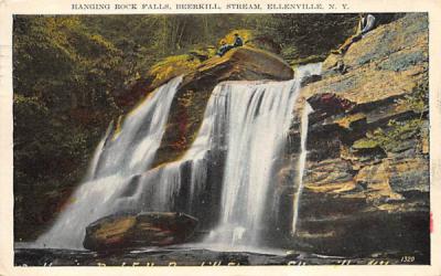 Hanging Rock Falls Beerkill Stream Ellenville, New York Postcard
