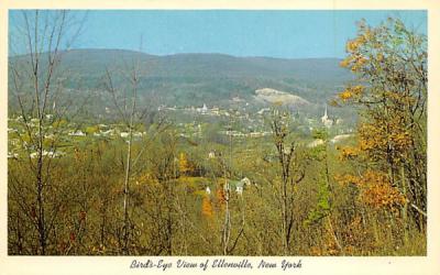 General View from Route 52  Ellenville, New York Postcard