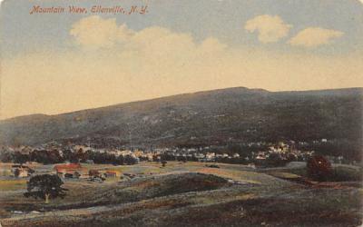 Mountian View Ellenville, New York Postcard