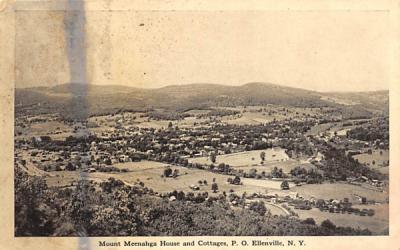 Mount Meenahga and Cottages Ellenville, New York Postcard