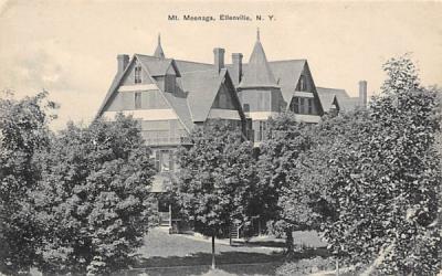 Mt Meenaga Ellenville, New York Postcard