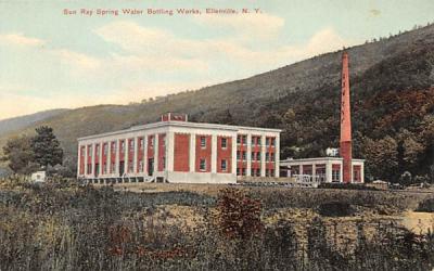 Sun Ray Water Bottling Works Ellenville, New York Postcard