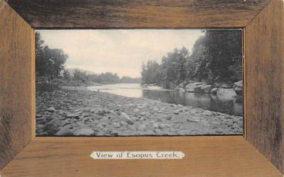 View Of Esopus Creek, New York Postcard