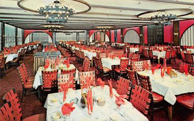 The Fallsview Dining Room Ellenville, New York Postcard