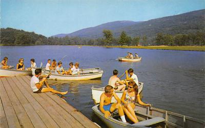 The Fallsview Lake Ellenville, New York Postcard
