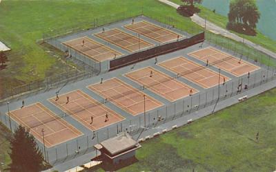 The Nevele Tennis Ellenville, New York Postcard