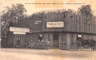 Old Trading Post Eagle Bay, New York Postcard