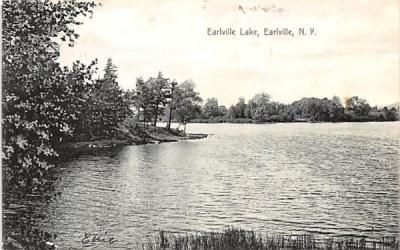 Earlville Lake New York Postcard