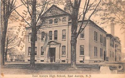 East Aurora High School New York Postcard