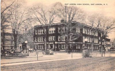 East Aurora High School New York Postcard