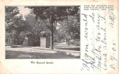 Roycroft Garden East Aurora, New York Postcard