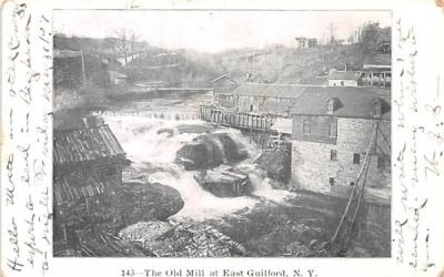 Old Mill East Guilford, New York Postcard