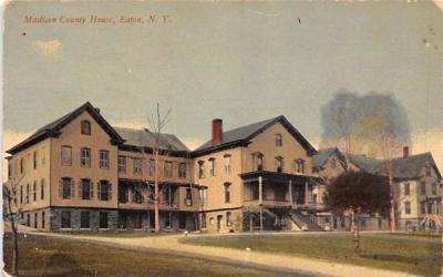 Madison County House Eaton, New York Postcard