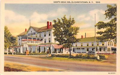 Deer's Head Inn Elizabethtown, New York Postcard