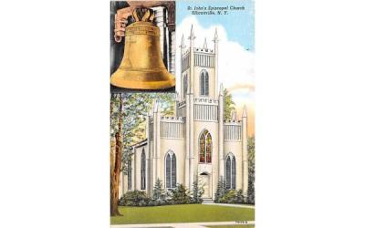 St John's Episcopal Church Ellicottville, New York Postcard