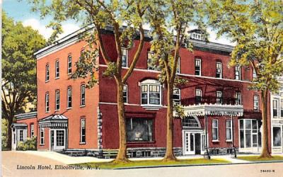 Lincoln Hotel Ellicottville, New York Postcard