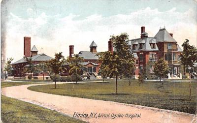 Arnot Ogden Hospital Elmira, New York Postcard