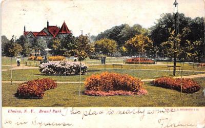 Brand Park Elmira, New York Postcard